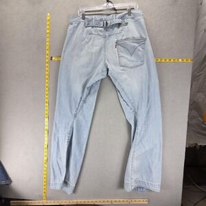 Vintage Levis Engineered Jeans Mens 33x34 Blue One Pocket Buckle Back Twisted
